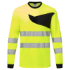 Portwest PW221 PW2 Hi-Vis hosszú ujjú póló