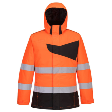 Portwest PW261 Hi-Vis Téli dzseki (narancs/fekete, 4XL) láthatósági ruházat