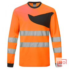 Portwest PW2 Hi-Vis hosszú ujjú póló láthatósági ruházat