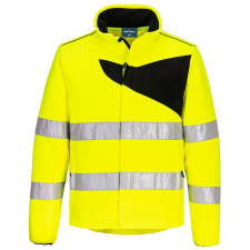 Portwest PW2 Hi-Vis polár (sárga/fekete, XL) láthatósági ruházat