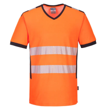 Portwest PW310OBRXXL Portwest PW3 Hi-Vis V-nyakú póló munkaruha