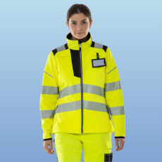 Portwest PW381 Portwest PW3 Női jól láthatósági softshell kabát (sárga, XL)
