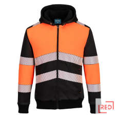 Portwest PW3 Class 1 zippzáros téli kapucnis pulóver