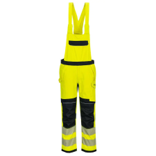 Portwest PW3 FR Modaflame Hi Vis kantáros nadrág Yellow/Navy L munkaruha