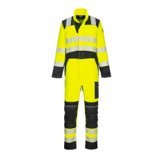 Portwest PW3 FR Modaflame Hi-Vis lángálló overál Yellow/Black M
