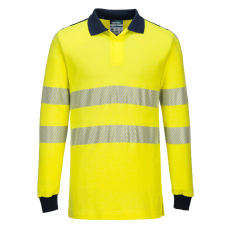Portwest PW3 FR Modaflame Hi-Vis lángálló pólóing Yellow/Navy S