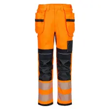 Portwest PW3 FR Modaflame HVO lengőzsebes lángálló nadrág Orange/Navy 36 munkaruha