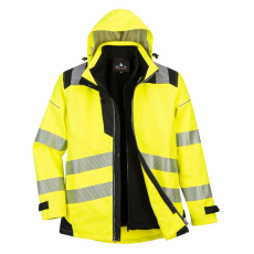 Portwest PW3 Hi-Vis 3-in-1 kabát Yellow/Black M