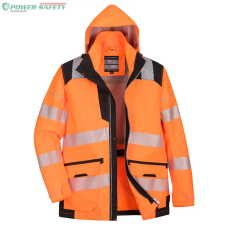 Portwest PW3 Hi-Vis 5-in-1 kabát - Narancs/Fekete