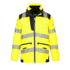 Portwest PW3 Hi-Vis 5-in-1 kabát Yellow/Black XL láthatósági ruházat