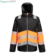 Portwest PW3 Hi-Vis Class 1 télikabát - Narancs/Fekete