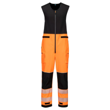 Portwest PW3 Hi-Vis esőálló overál (3L) Orange/Black XXL láthatósági ruházat