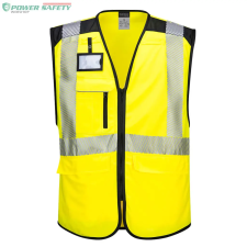 Portwest PW3 Hi-Vis Executive mellény - Sárga/Fekete láthatósági ruházat