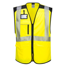 Portwest PW3 Hi-Vis Executive mellény Yellow/Black 4XL