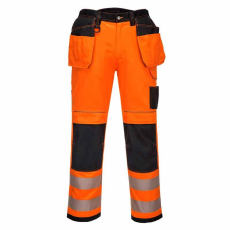 Portwest PW3 Hi-Vis Holster nadrág (narancs/fekete, 38)
