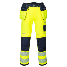 Portwest PW3 Hi-Vis Holster nadrág (sárga/tengerészkék, 28) láthatósági ruházat