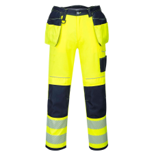 Portwest PW3 Hi-Vis Holster nadrág (sárga/tengerészkék, 32) láthatósági ruházat