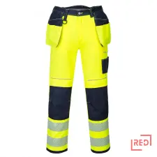 Portwest PW3 Hi-Vis Holster nadrág Yellow/Navy 34 munkaruha