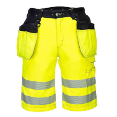 Portwest PW3 Hi-Vis Holster rövidnadrág (narancs/fekete, 36)