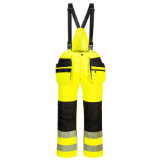 Portwest PW3 Hi-Vis kantáros nadrág Yellow/Black XL