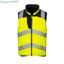 Portwest PW3 Hi-Vis kifordítható mellény - Sárga/Fekete láthatósági ruházat