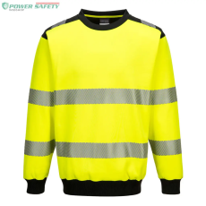 Portwest PW3 HI-VIS KÖRNYAKÚ PULÓVER - Sárga/Fekete