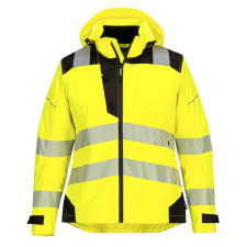 Portwest PW3 Hi-Vis női esőkabát Yellow/Black S láthatósági ruházat