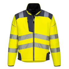 Portwest PW3 Hi-Vis Softshell kabát (sárga/szürke, S) láthatósági ruházat