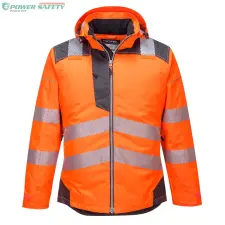 Portwest PW3 Hi-Vis télikabát - Narancs/Szürke láthatósági ruházat