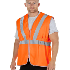 Portwest RT20 Jól láthatósági mellény vasúti dolgozók részére GO/RT (NARANCS, XXL)