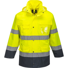 Portwest S162 3 az 1-ben jól láthatósági kabát (sárga/navy, 3XL) láthatósági ruházat