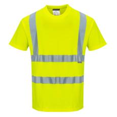 Portwest S170 Cotton Comfort jól láthatósági póló (sárga, 4XL)