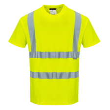 Portwest S170 Cotton Comfort jól láthatósági póló (sárga, 5XL) láthatósági ruházat