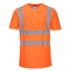 Portwest S179 V-nyakú hálós betétekkel ellátott póló (narancs, 4XL)