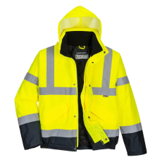 Portwest S266YNRXXL Portwest Hi-Vis kéttónusú bomber kabát