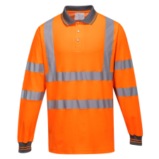 Portwest S271 Cotton Comfort jól láthatósági pólóing (narancs, M) láthatósági ruházat