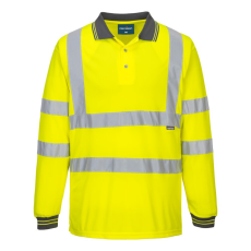 Portwest S277 Hi-Vis pólóing sárga