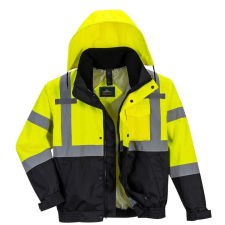 Portwest S365 Jól láthatósági prémium 3 az 1-ben bomber kabát láthatósági ruházat