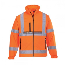  Portwest S424 Jól láthatósági Softshell dzseki ( Narancs - XXL ) láthatósági ruházat