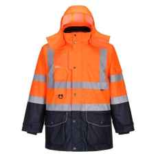 Portwest S426 Hi-Vis 7 az 1-ben kontraszt Traffic kabát