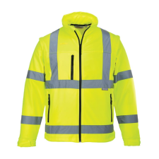 Portwest S428 Hi-Vis 2 az 1-ben dzseki (3L) sárga láthatósági ruházat