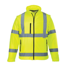 Portwest S428 Hi-Vis 2 az 1-ben dzseki (3L) sárga láthatósági ruházat