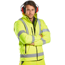 Portwest S428 Jól láthatósági Softshell dzseki (SÁRGA, M)