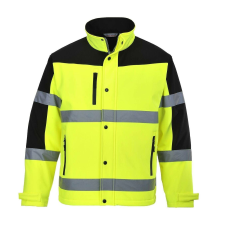 Portwest S429 Softshell kéttónusú (3L) védőkabát S sárga láthatósági ruházat