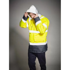 Portwest S471 Hi-Vis 4 az 1-ben jól láthatósági Contrast kabát (sárga, 3XL)