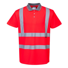 Portwest S477 Hi-Vis pólóing piros