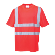 Portwest S478 Jól láthatósági póló (PIROS, XXL)