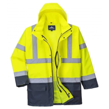 Portwest S766 - Essential 5 Az 1-Ben Láthatósági Kabát Sárga - 3XL láthatósági ruházat
