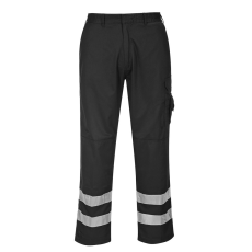 Portwest S917 Iona biztonsági munkanadrág (fekete, XL)