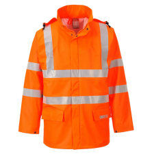 Portwest Sealtex Flame Hi-Vis lángálló esőkabát narancs XXL munkaruha